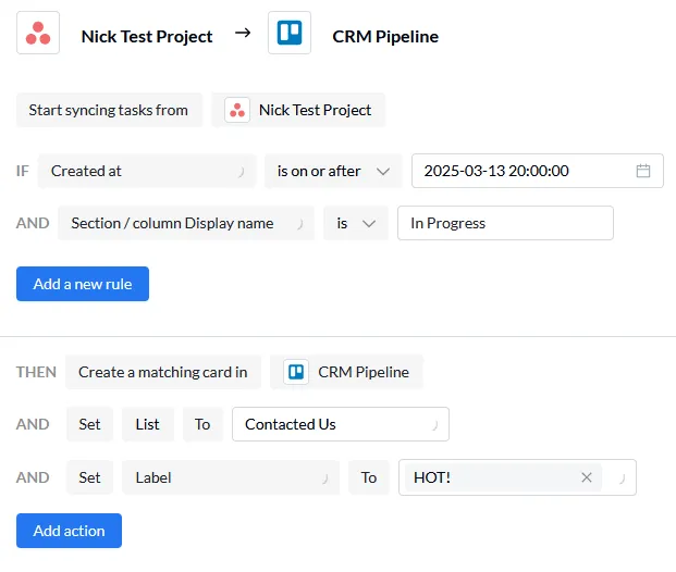 dropdown rule example