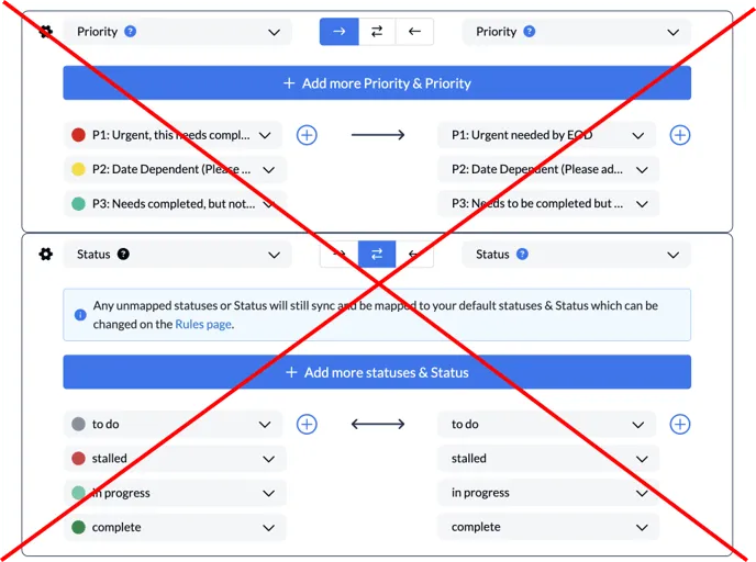 Status Syncing Wrong