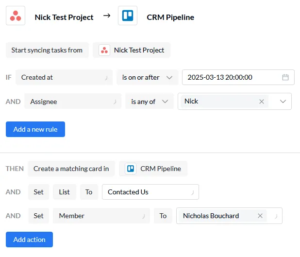 assignee rule example