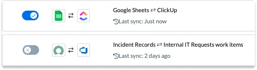 auto sync button