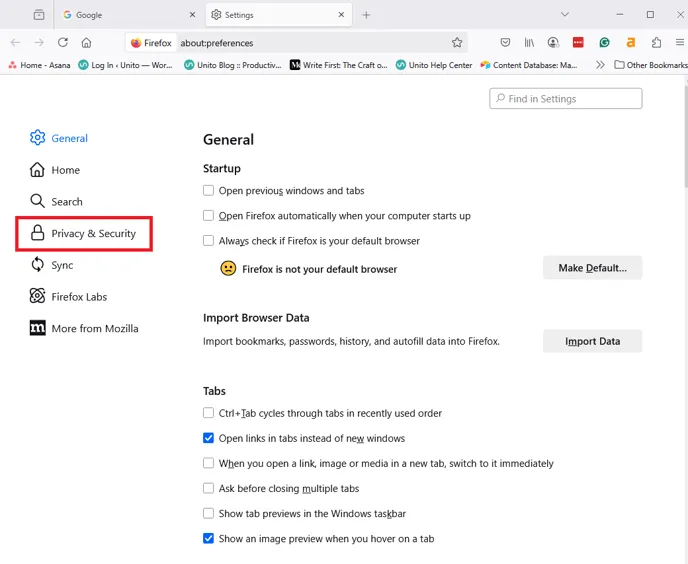 Firefox cookies 3
