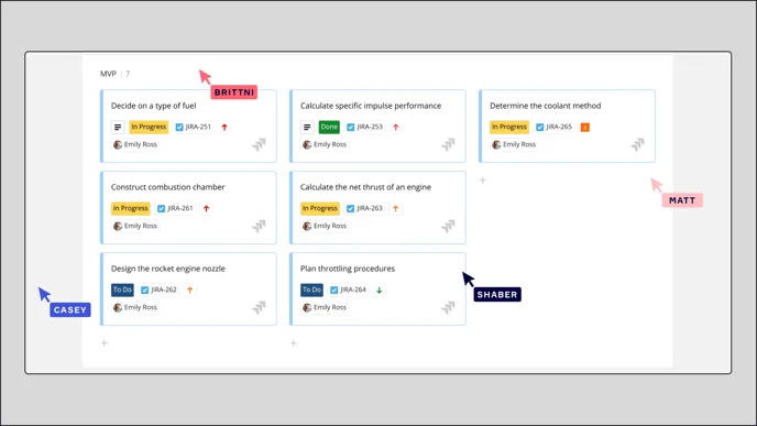 Jira cards in USM