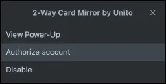 mirror settings